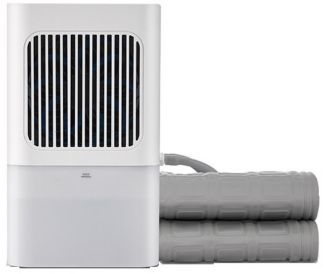 냉수매트 캠핑용 수냉식 냉각 담요 여름 쿨링 매트, 화이트 싱글사이즈