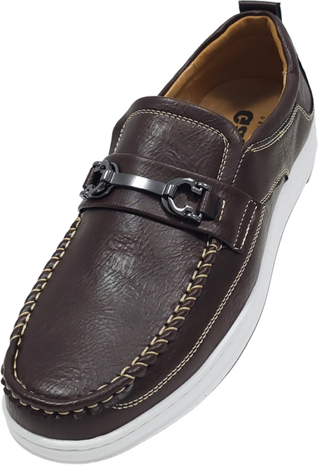 Gag 고급 비죠장식 소가죽로퍼 슬립온 남성 컴포트슈즈 남성화 G004