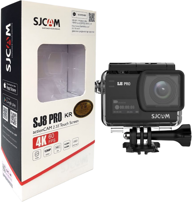 SJCAM SJ8 PRO 액션캠, 블랙(빅패키지)