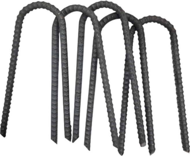 U자형 철근핀 야자매트 고정핀, 20개