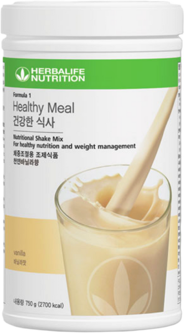 본사출고 허벌라이프 뉴트리셔널 쉐이크믹스 바닐라 750g 1개 다이어트 (큐알훼손없는정품)+오늘출발, 허벌라이프 바닐라맛