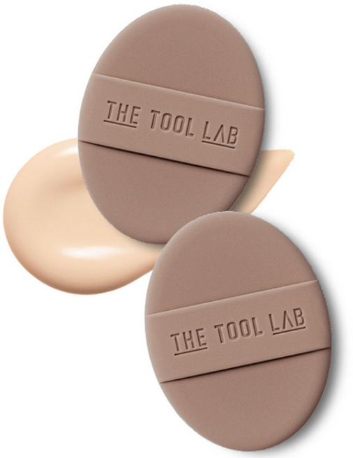 더툴랩 롱래스팅 텐션 퍼프 촉촉 레귤러, 모카, 2개