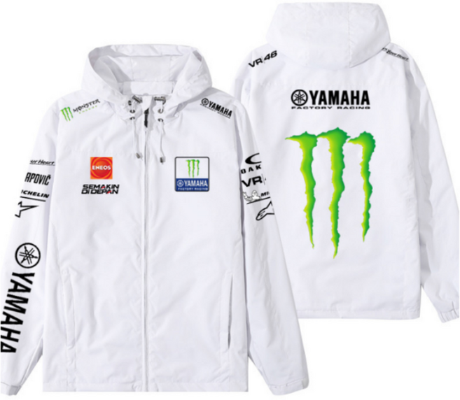 후드재킷 남여공용 바람막이 야마하 오토바이 레이싱재킷