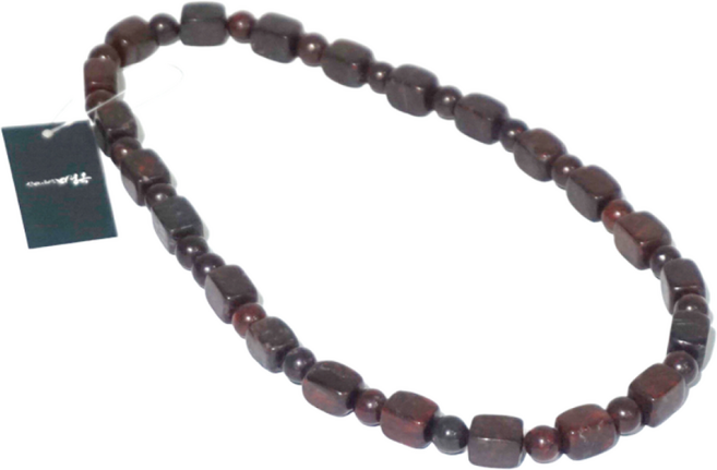 신비의원석명옥 천연원석 건강목걸이 홍옥 사각목걸이