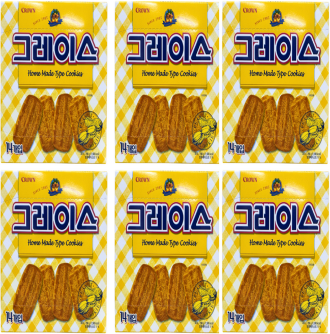 <꾼들> 그레이스 대용량 +건빵, 6개, 289g