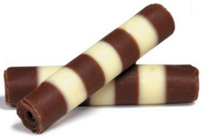 듀오롤 초콜릿 장식(다크&화이트) 4.5cm 4kg 1box, 1박스