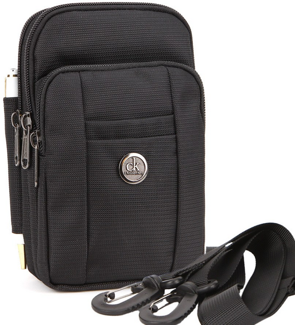 크리스찬케리 4단 크로스백 남녀공용 외출용 폰수납용 등산 여행 보조 가방