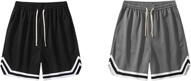 매트브라더스 1+1 농구 반 바지 팬츠 5부 트레이닝 유니폼