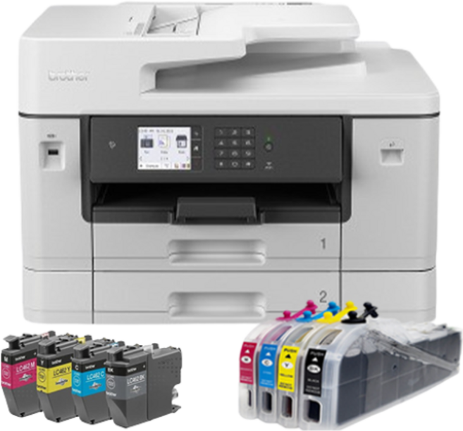 브라더 MFC-J3940DW A3 잉크젯팩스복합기/정품잉크포함 + 빌트인무한공급기 무료증정