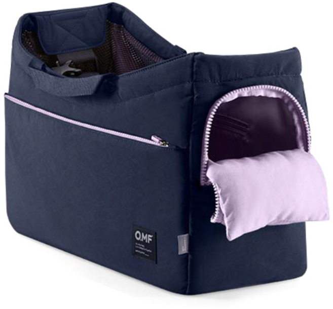 마이플러피 반려동물 업백 이동가방, 네이비, 1개