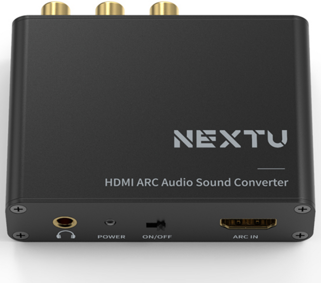 NEXT-AV2303 HDMI 오디오 출력기 ARC 오디오 출력 변환기 오디오 추출기, 선택하세요, 1개