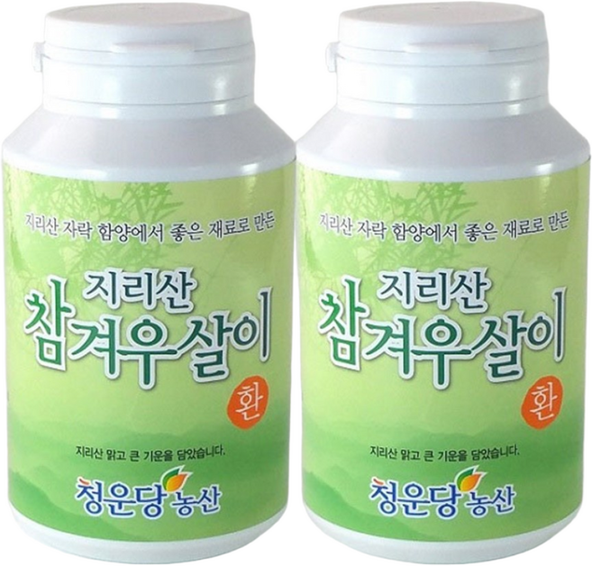 청운당농산 지리산 참 겨우살이환, 150g, 2개