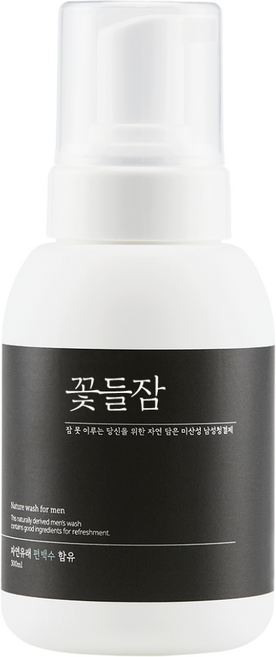 꽃들잠 네이처 포맨 워시 남성청결제 / 탈취제거제, 1개, 300ml