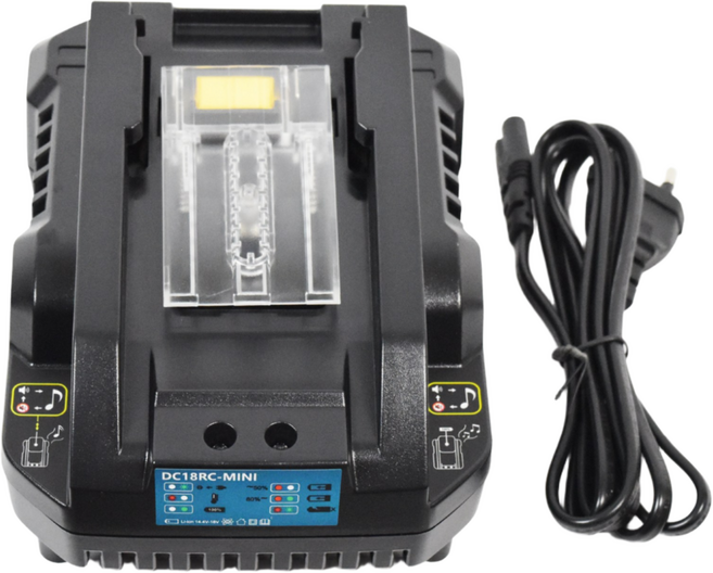 배터리천국 마끼다 호환 Makita 14.4V-18V DC18RC-MINI 충전기, 1개