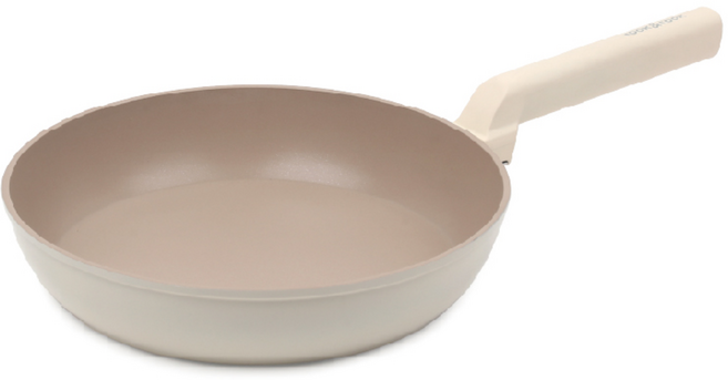 쿡앤쿡 아델 IH 인덕션 후라이팬 궁중팬 계란말이팬 사각팬 티타늄코팅, 1개, 후라이팬 26cm, 아이보리