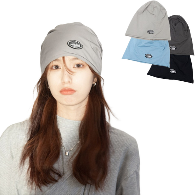 얼굴작아보이는 얇은 시원한 쿨 여름 비니 모자