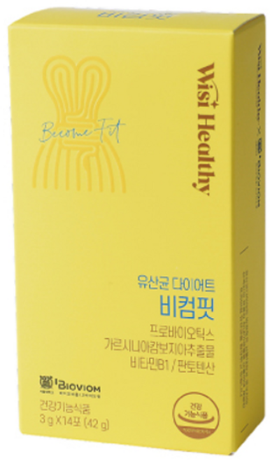 위시헬씨 유산균 다이어트 비컴핏, 14회분, 1개