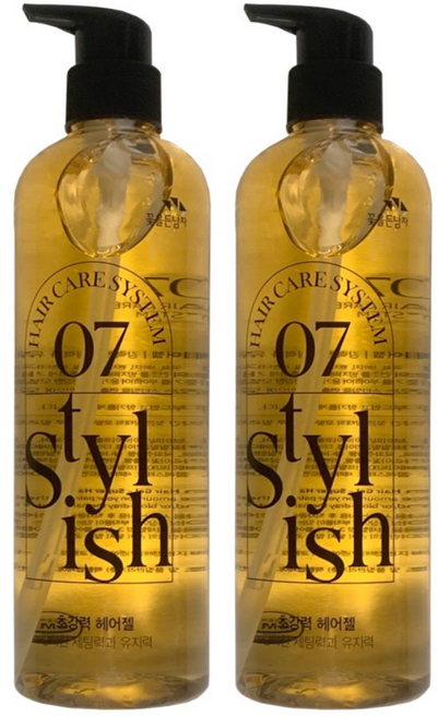 꽃을든남자 헤어케어 시스템 초강력 헤어젤, 500ml, 2개