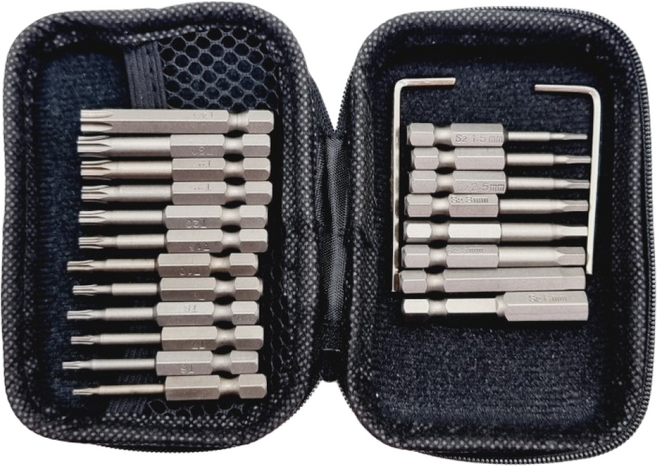 드릴 육각 별 렌치비트 22종 세트 50mm, 1개