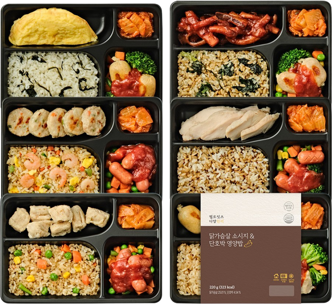 헬로잇츠 다양한끼 식단관리 도시락, 6개