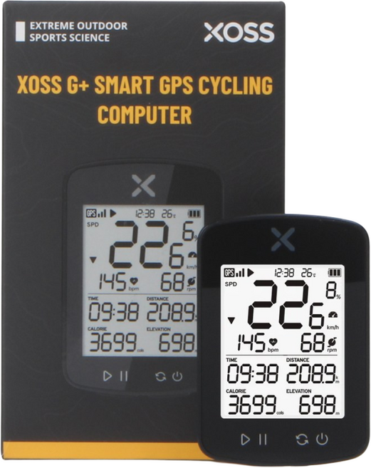 XOSS G+ 2세대 GPS 무선 자전거 속도계, 혼합색상, 1개