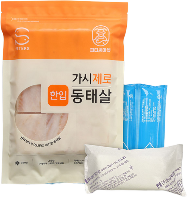 피터씨마켓 가시제로 한입동태살 업소용 대용량, 500g, 10개