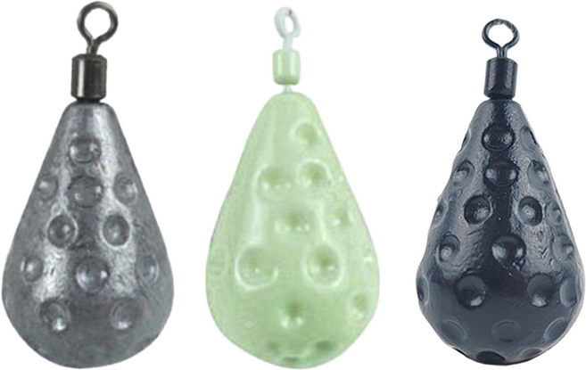 몽크로스 딤플 야광 봉돌 물방울 싱커 쭈꾸미 갑오징어 문어 한치 채비, 1개, 1개입