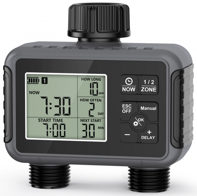 다기능 자동 관수 타이머 야외 정원 식물 급수 물주기 시스템, SGW07M, 1개