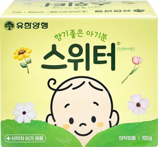 유한양행 스위터 베이비 파우더, 100g, 1개