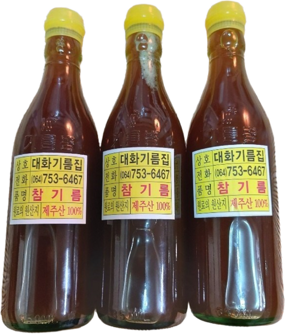 제일기름 대화기름 순수제주 청정 참기름 350ml 평일 오후3시까지 주문 당일발송 다음날택배도착합니다.금요일 오후3시~일요일 오후3시까지 주문분 일요일발송 월요일 도착입니다, 1개