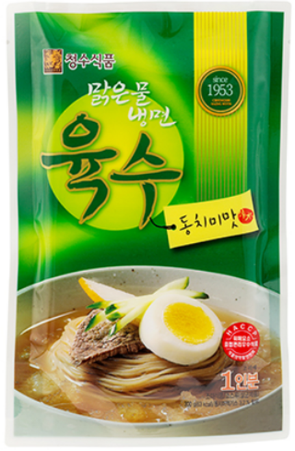 청수식품 맑은물냉면육수 동치미맛 300g x 30봉 1박스, 9kg