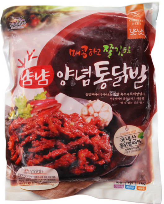 남양 양념 통 닭발 1kg(1팩) 즉석식품 간편요리, 1kg, 1개