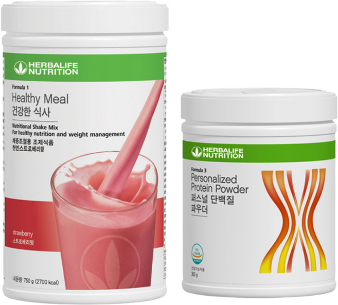 허벌라이프 단백질쉐이크 딸기 Formula1 + 퍼스널 단백질 파우더 Formula3 체중조절용 체중조절용정품, 1개