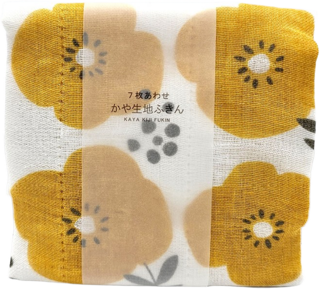일본 카야 7겹 천연면 고급 주방행주 부드러운 천연 키친타올, 1개