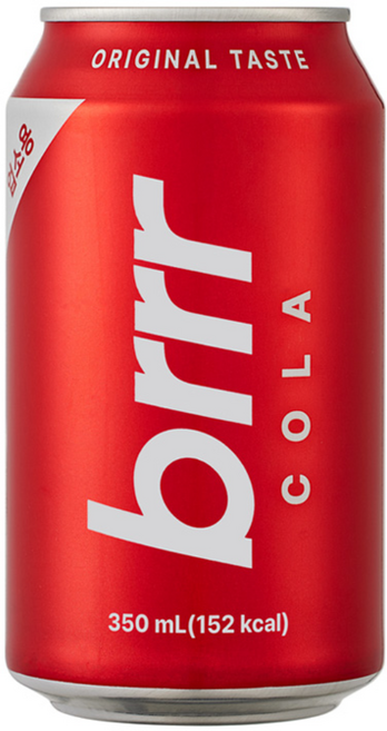 부르르 콜라 오리지널 업소용 350ml, 48개