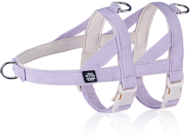 멍템 강아지 탈출방지 하네스, 파스텔 퍼플, 1개