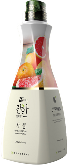 웰파인 더진한 자몽 농축액, 1.5kg, 1개