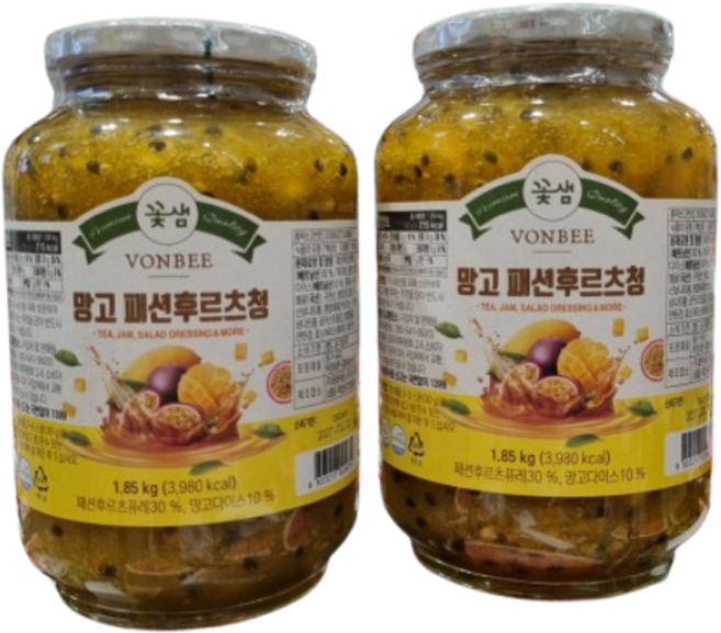 VONBEE 망고패션후르츠청 [코스트코], 1.85kg, 2개, 1개입
