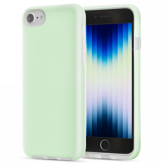 아칸크 아이폰 SE3/SE2/8/7 소프트 젤리 실리콘 컬러 휴대폰 케이스
