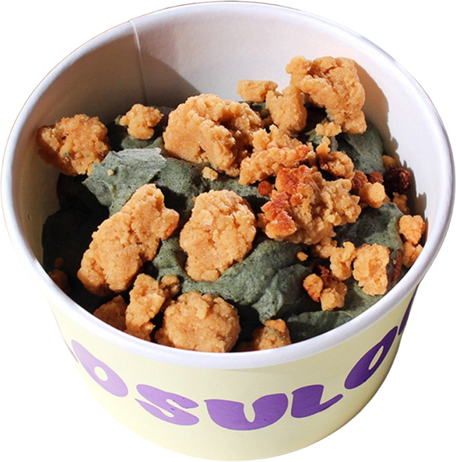 쑥 저당 저탄수 브레드 푸딩 디저트, 1개, 155g