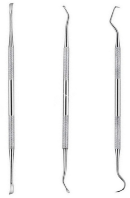 리파니 강아지 고양이 치석 제거기 애견 셀프 스케일링 기구 3종, 실버 3종, 1세트