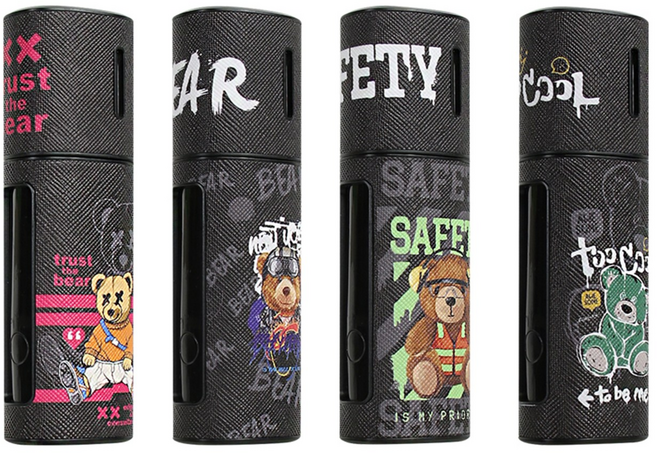 inkostudio릴 하이브리드 3.0 호환용 케이스 하드 가죽 그라피티 카툰