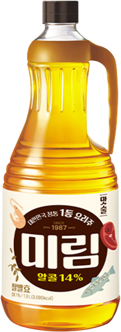 롯데 미림 맛술, 1.8L, 1개