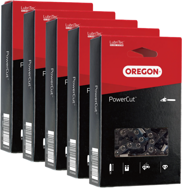 오레곤 체인톱날 엔진톱날 20번 36날 파워컷 18인치 제노아 허스크바나 SP33G 호환, 5개