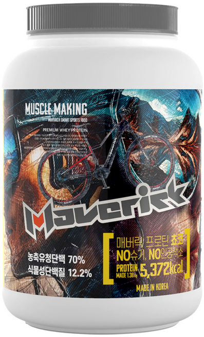 단백질쉐이크 단백질보충제 다이어트쉐이크 매버릭프로틴A (초코), 2개, 1.38kg