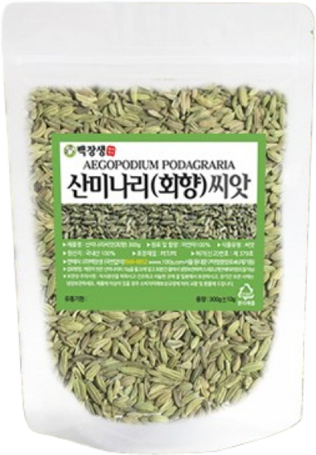백장생 산미나리 씨앗, 1개, 300g