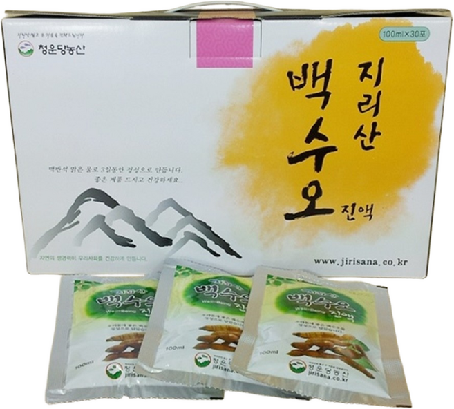 청운당농산 지리산 백수오즙 백하수오 진액, 30개, 100ml