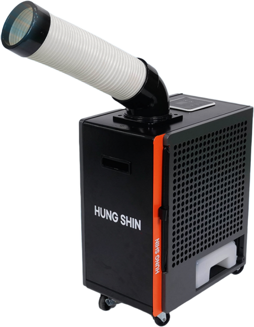 흥신 이동식 에어컨 산업용 휴대용 미니 실외기없는 캠핑용 냉방기 주방 업소 야외 공장 1구, 단품