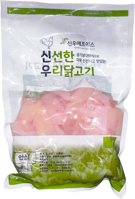 신우에프에스 국내산 냉장 닭안심, 1개, 5kg