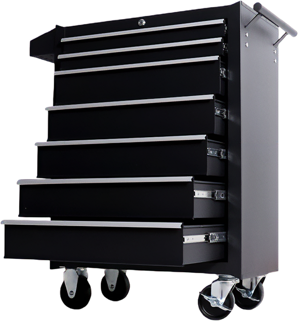 이동식 공구함 공구 다이 카트 공구대 연장 통 부품함 박스, 1개